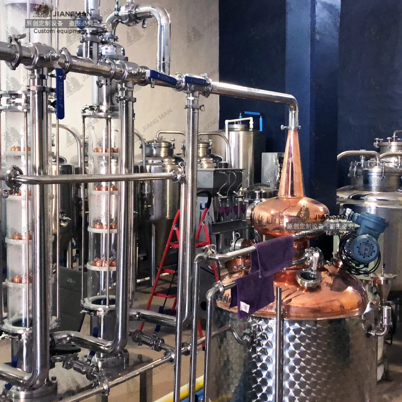 Grappa/Fig/Sugarcane/Raspberry Fruit Distillery-alcohol distillation apparatus