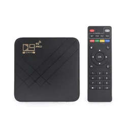 Competitive Price Android 9 Tv Box D9 pro 5G 2.4g wifi quad core 4K Android Tv Box