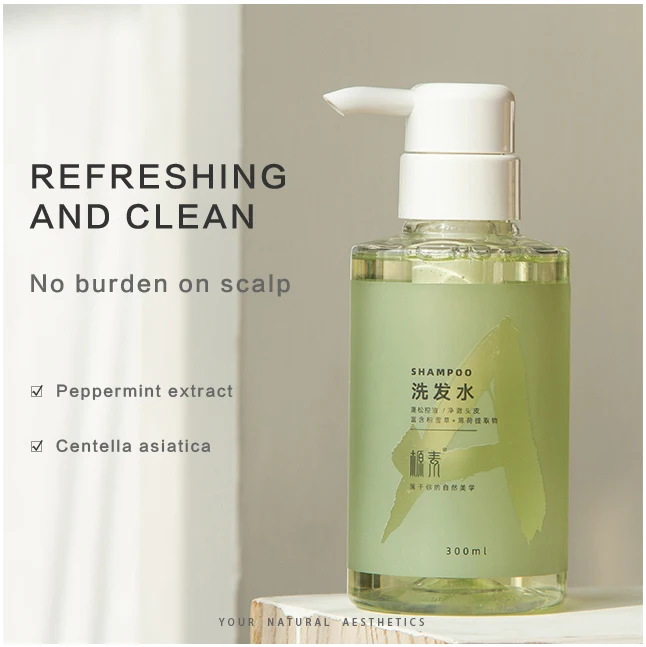 Factory Manufacture Various Vegan Mint Dandruff Hair Shampoo