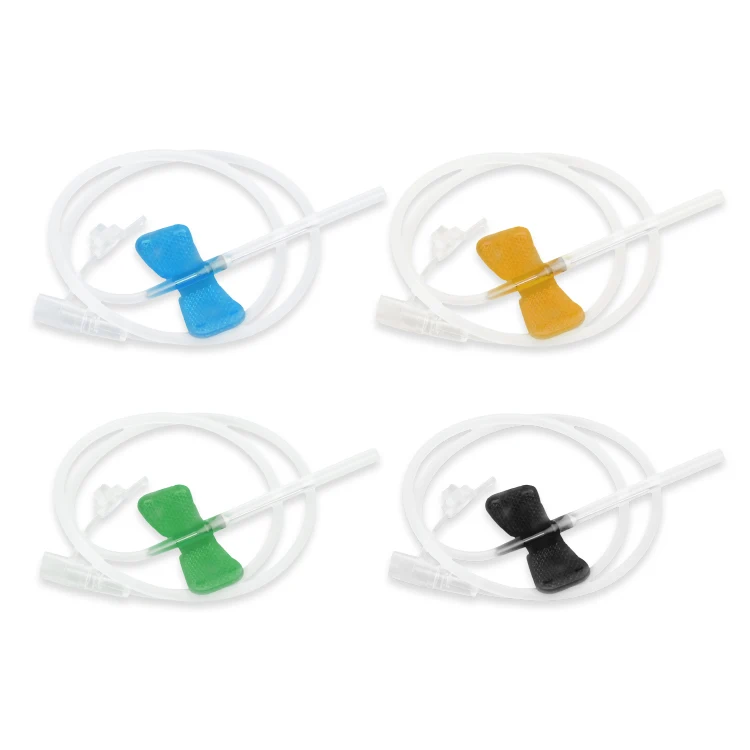 
Medical Use Sterile 21G 22G 23G Disposable Wings Butterfly Needle Types Of Scalp Vein Infusion Set With Butterfly For Hospital 