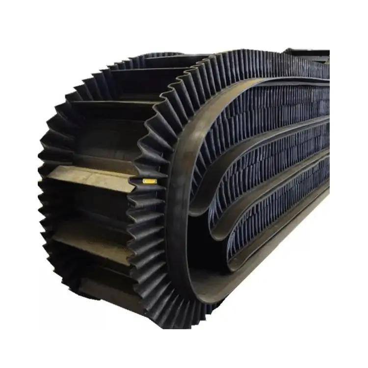 Heat Fire Abrasion Resistant Fabric Transport Conveyor Belt Ep300 Rubber Conveyor Belt For Heavy Rock