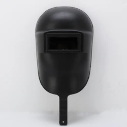 Black handheld type gas cutting hot work welding helmet hand held welding protective helmet mask