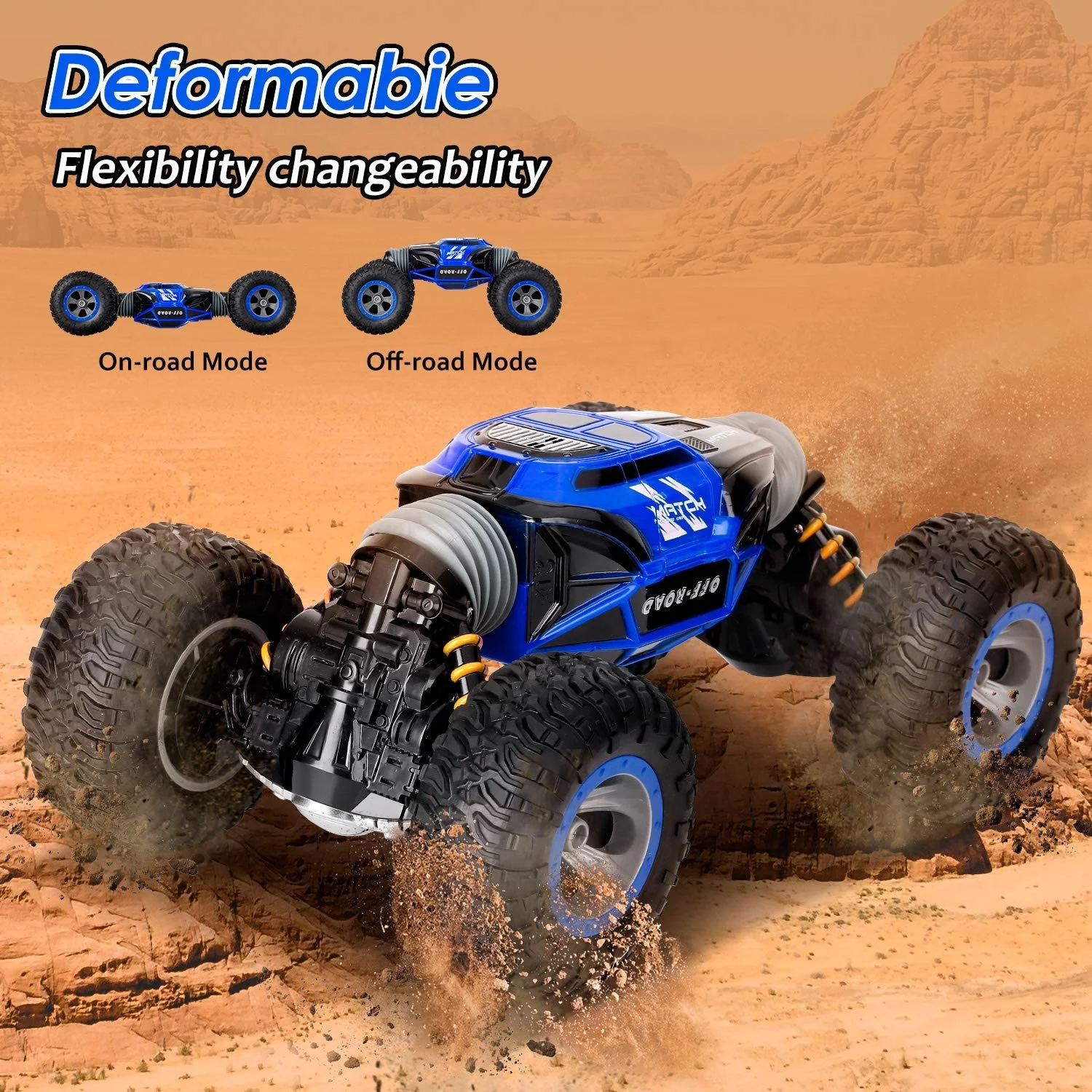 Zhengguang 1/16 Remote Control Stunt Car Double Sided 4X4 Drift Stunt Toys Car 10km/h Rc Twister Stunt Car For Kids