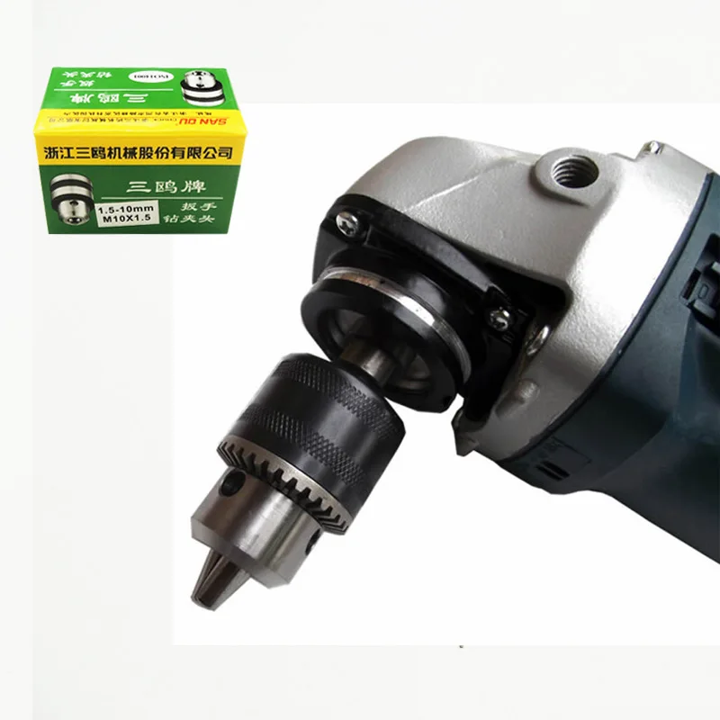 Angle grinder chuck 1.5-10 mm 10 mm 10 * 1.5 angle grinder conversion chuck