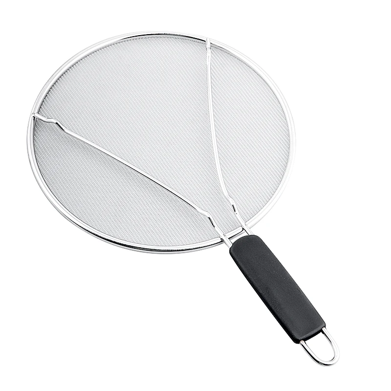 Кухонные инструменты из нержавеющей стали, защитная сковорода для защиты от горячего масла, набор для сковороды