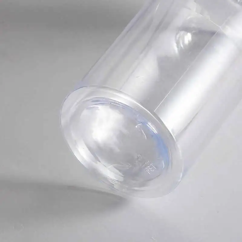 Clear 250 ml Boston round 500 ml/16 oz empty amber PET shampoo plastic bottle with lotion pump