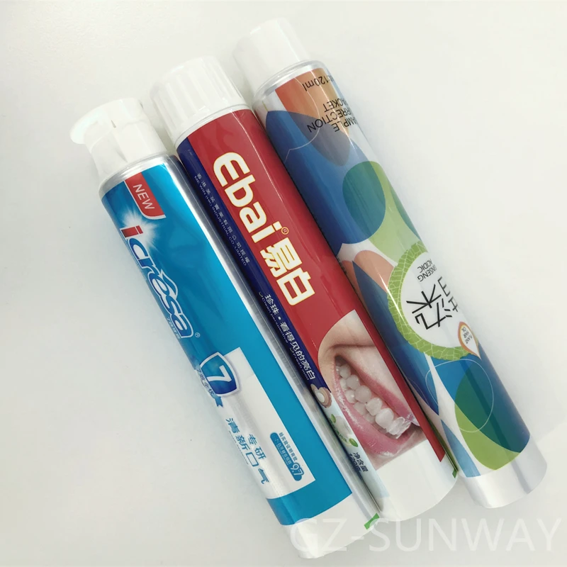 Toothpaste Packaging Tubes Aluminum Plastic Laminated Tube Manufacturer