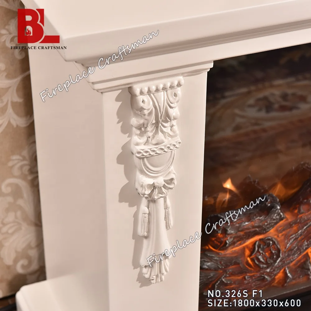 326S house decor wood led electric fireplace decoration stoves mantel