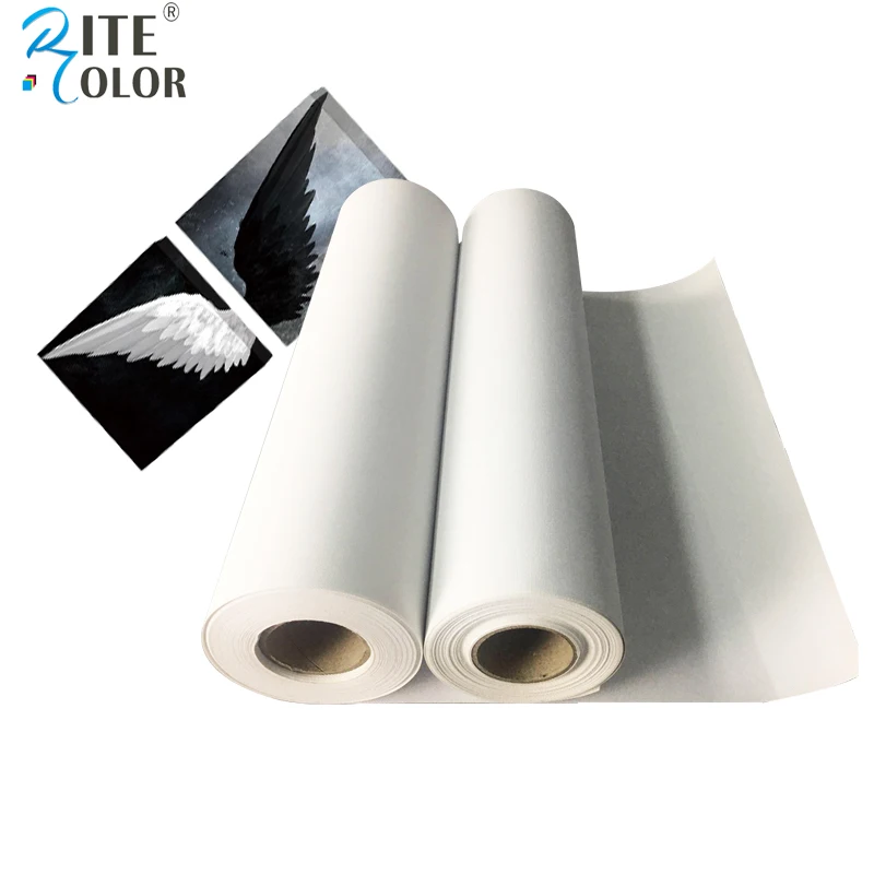 Factory Supply HIgh Quality Matte 320gsm 44 Inkjet Canvas Roll For Plotter