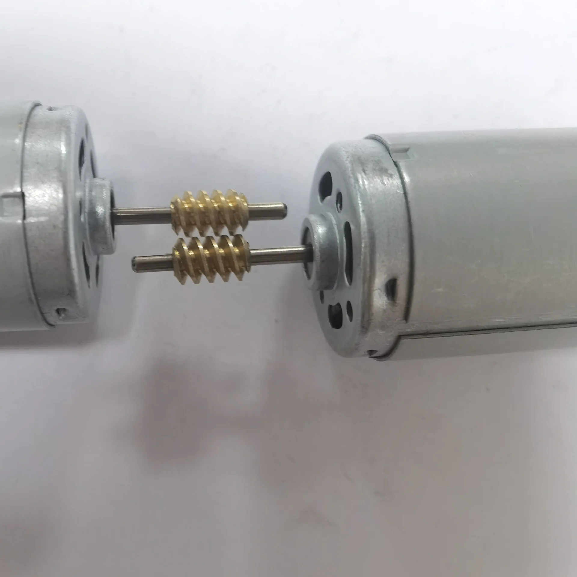 brass worm gear for train model