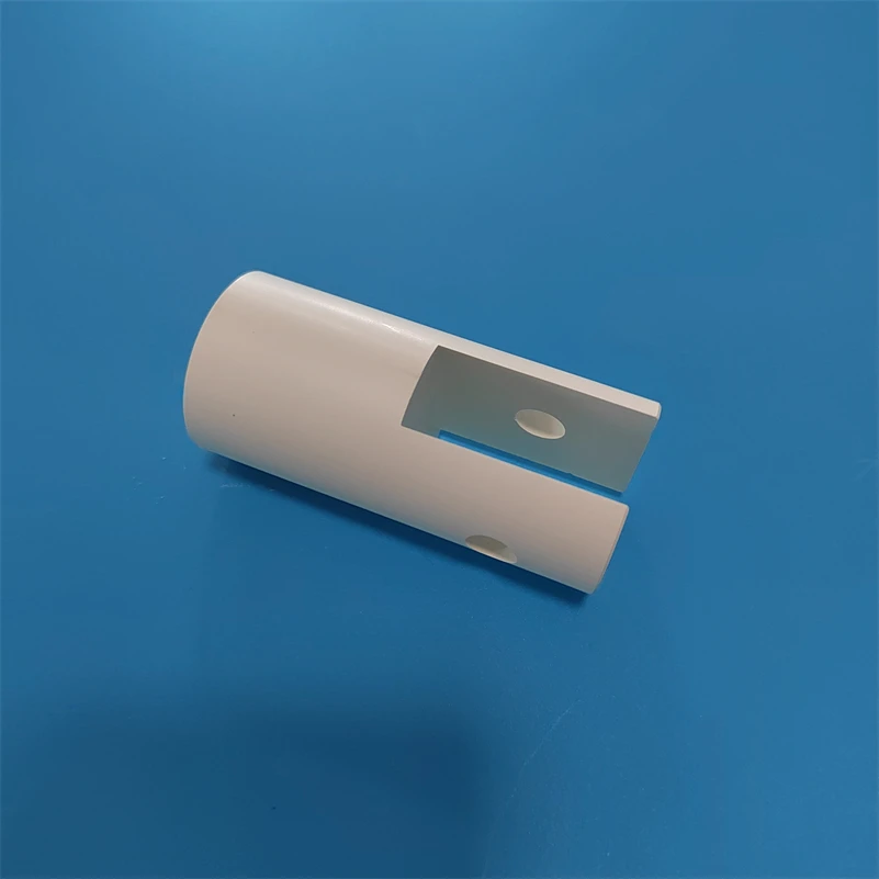 factory custom high temperature resistant BN boron nitride ceramic tube pipe parts shaft