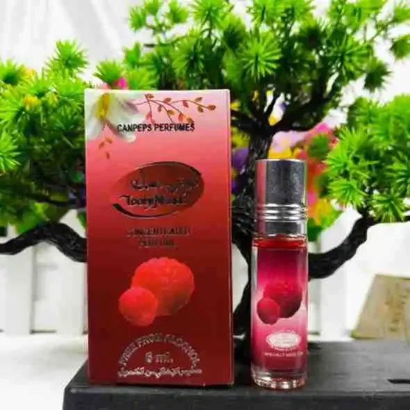 Wholesale 6ML glass ball free alcohol man and woman muslim mini brand arabic oil perfume in dubai