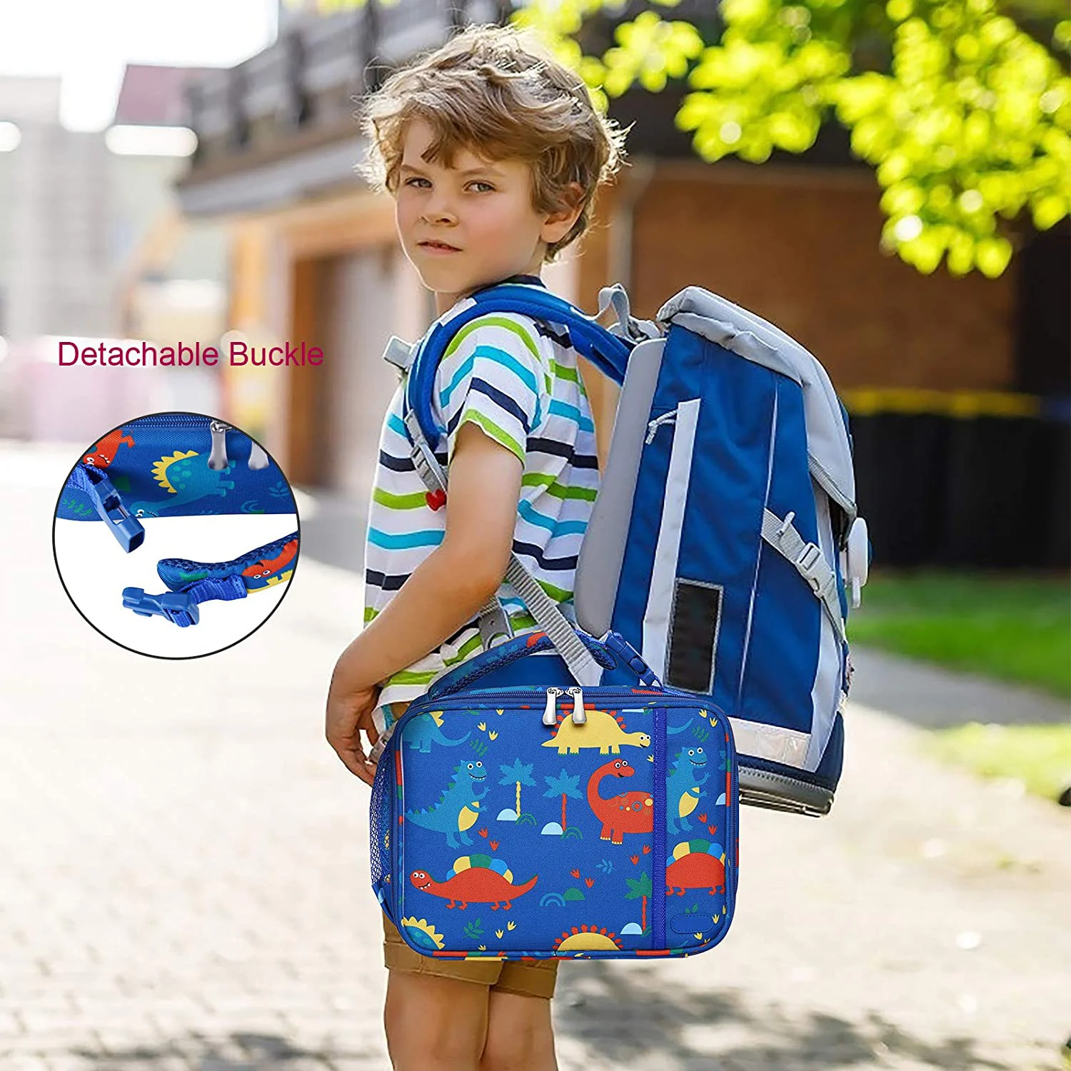 Thermal Insulated Lunch Box Bag Tote Food Picnic Bag Milk Bottle Cute Cartoon Lunch Bag for Children