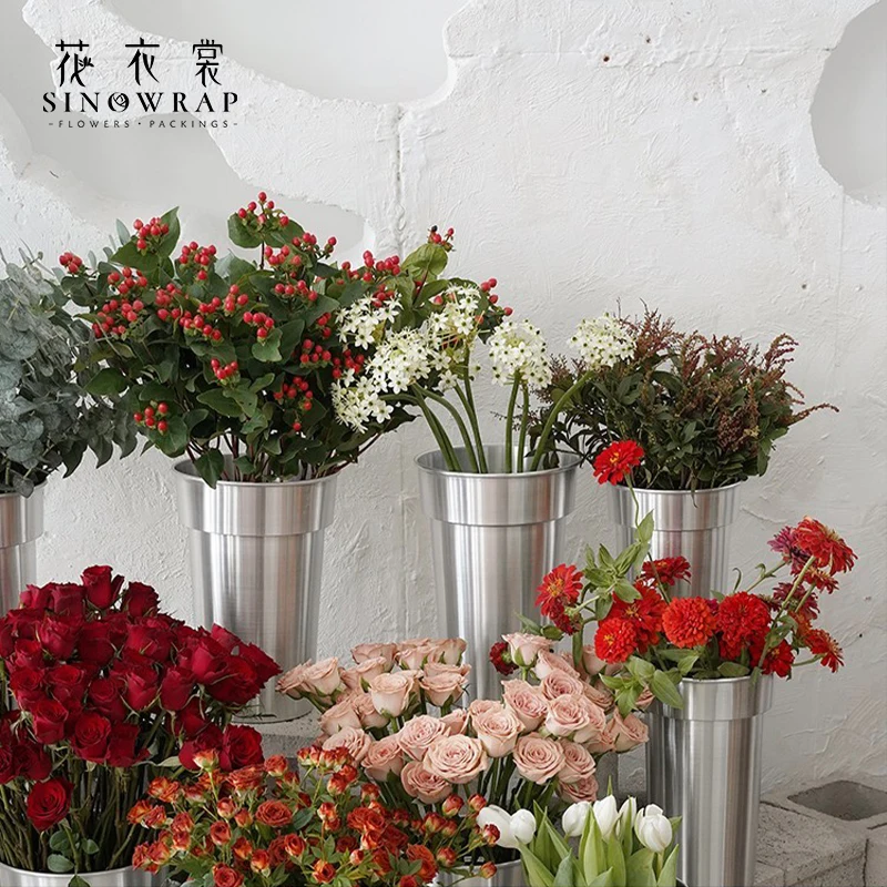 Wholesale Aluminum Flower Waterproof Flower Box Table Decorative