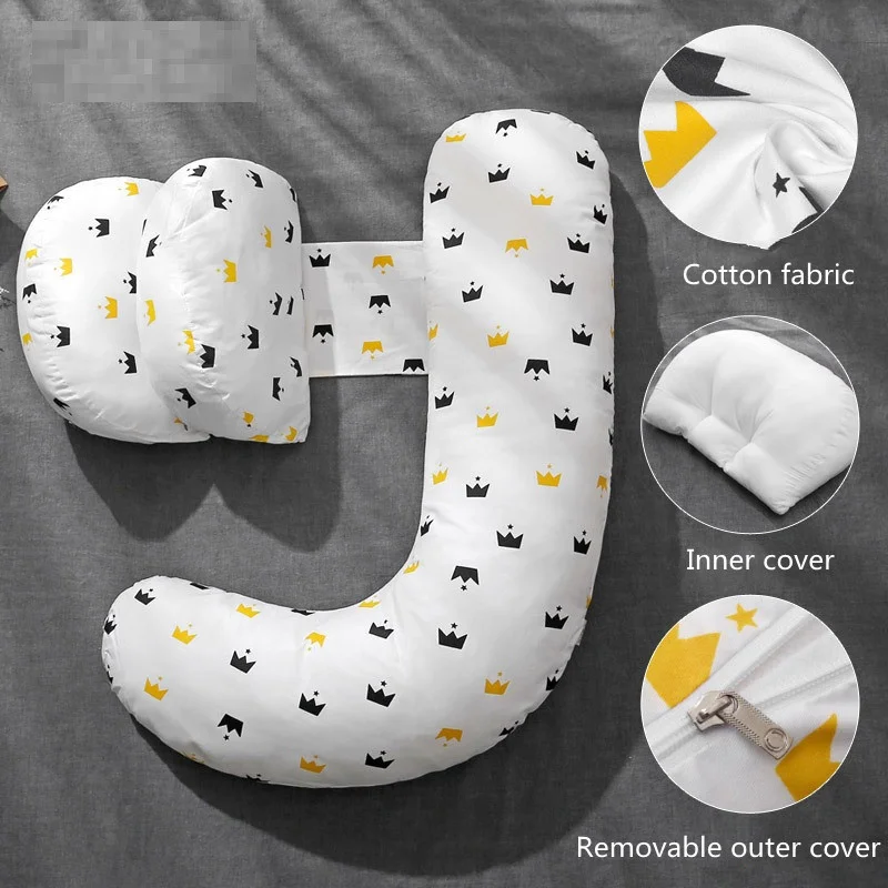 Wholesale Comfortable Newborn Nursing Breastfeeding Pillow U-Shaped Cotton Pillow Baby Feeding Pillow