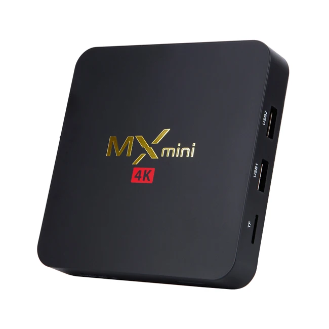 S905W MX PRO Android TV BOX Quad Core Rockchip RK3229 Android 7.1 With Smart OTT TV Boxes 2019