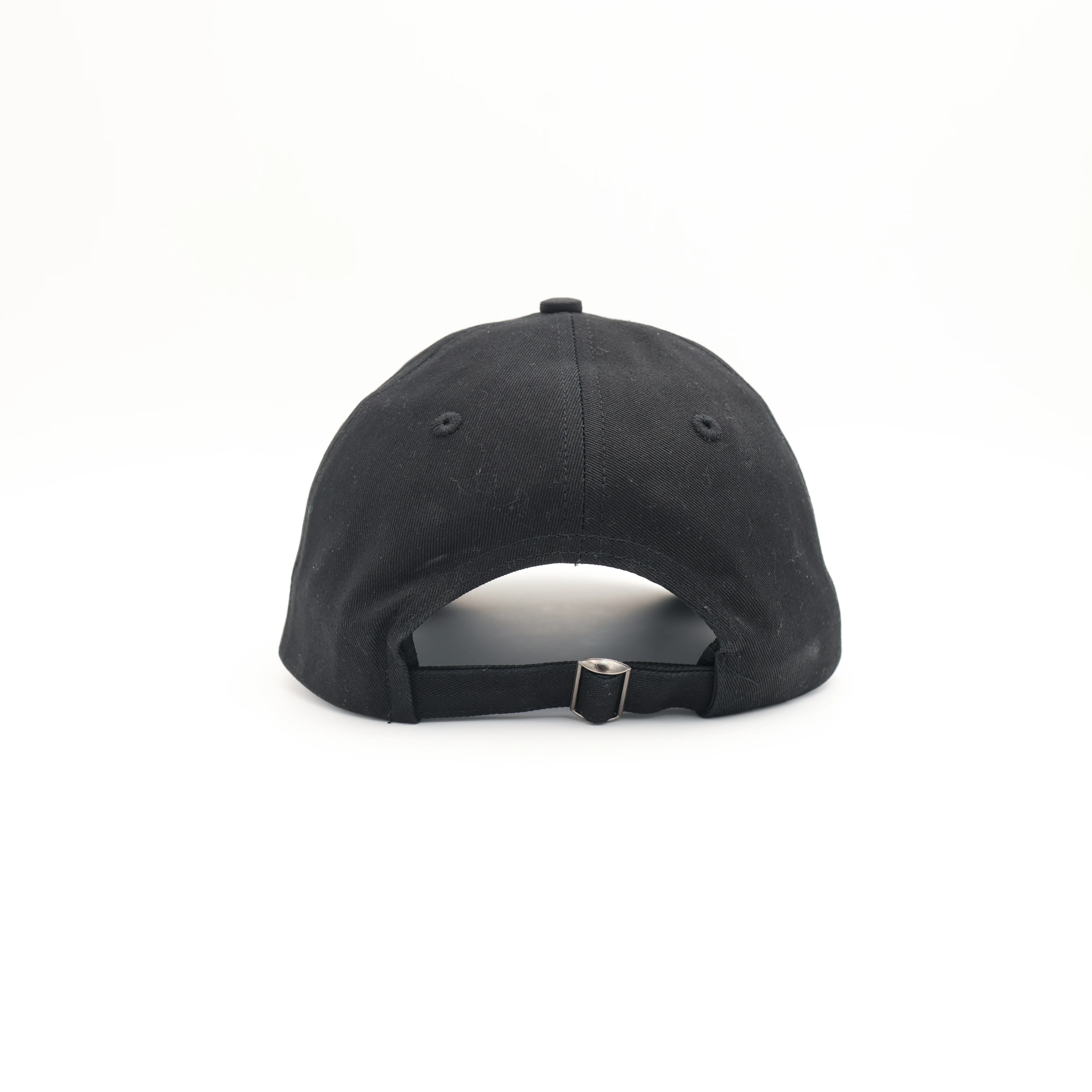 Ethically Made Plain Black Pure Cotton sublimation print 3D Embroidery Letter Costumes Face hat Full Custom Sports Baseball Caps