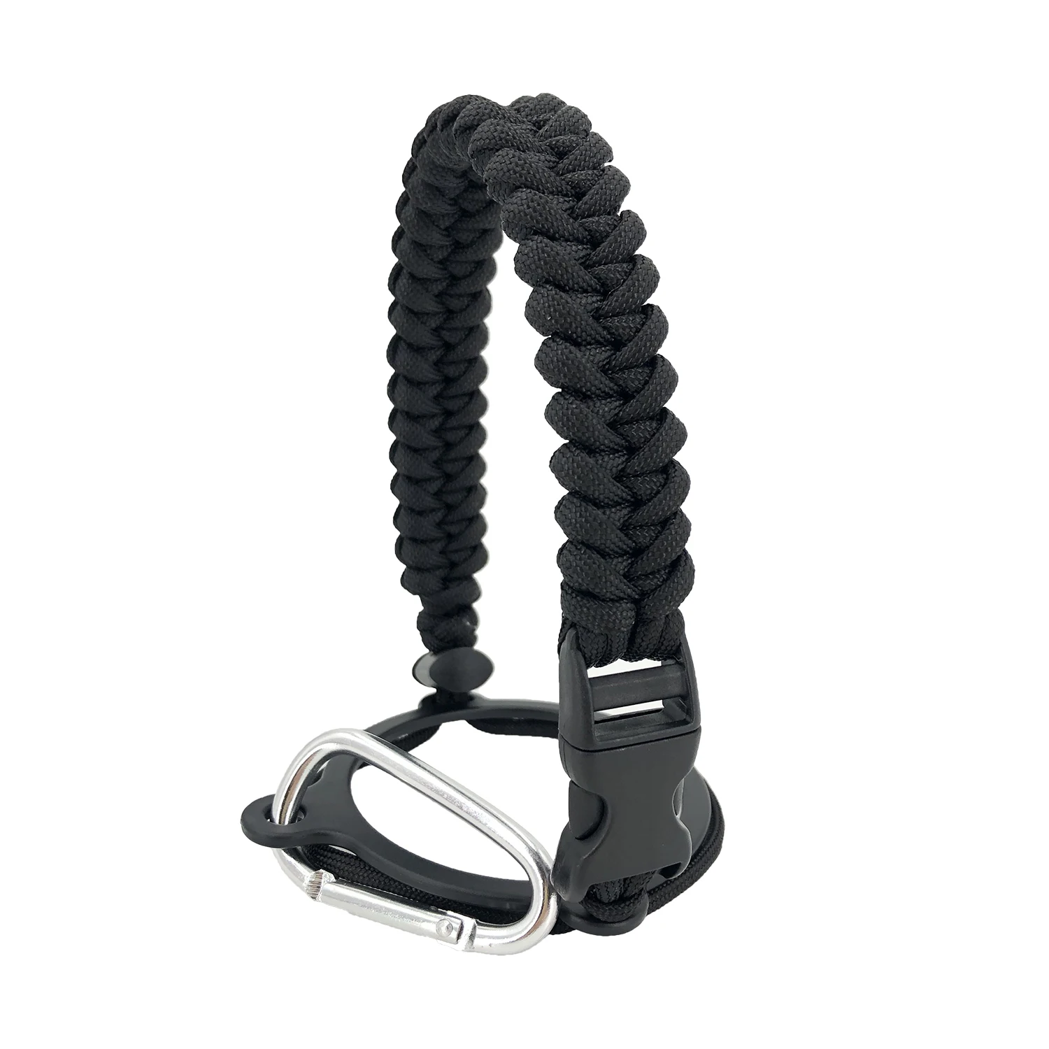 Paracord ручка-Paracord шнур для переноски с защитным кольцом карабин бутылок водой широким горлом 12 унций-64 унции
