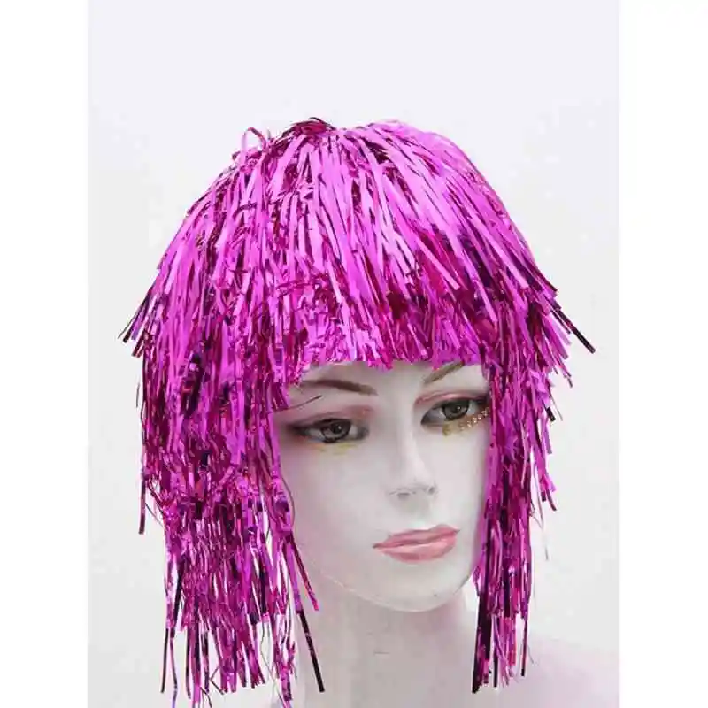 Wholesale cosplay rain silk wig disco masquerade wig children children makeup wig hair
