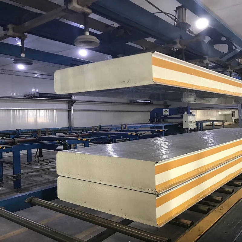 Prepainted JIS Hot-Rolled Steel Sheets 30mm 15mm Galvanized Fireproof Foam Sandwich Panel Roof Stone Rock Wool Welding Q195