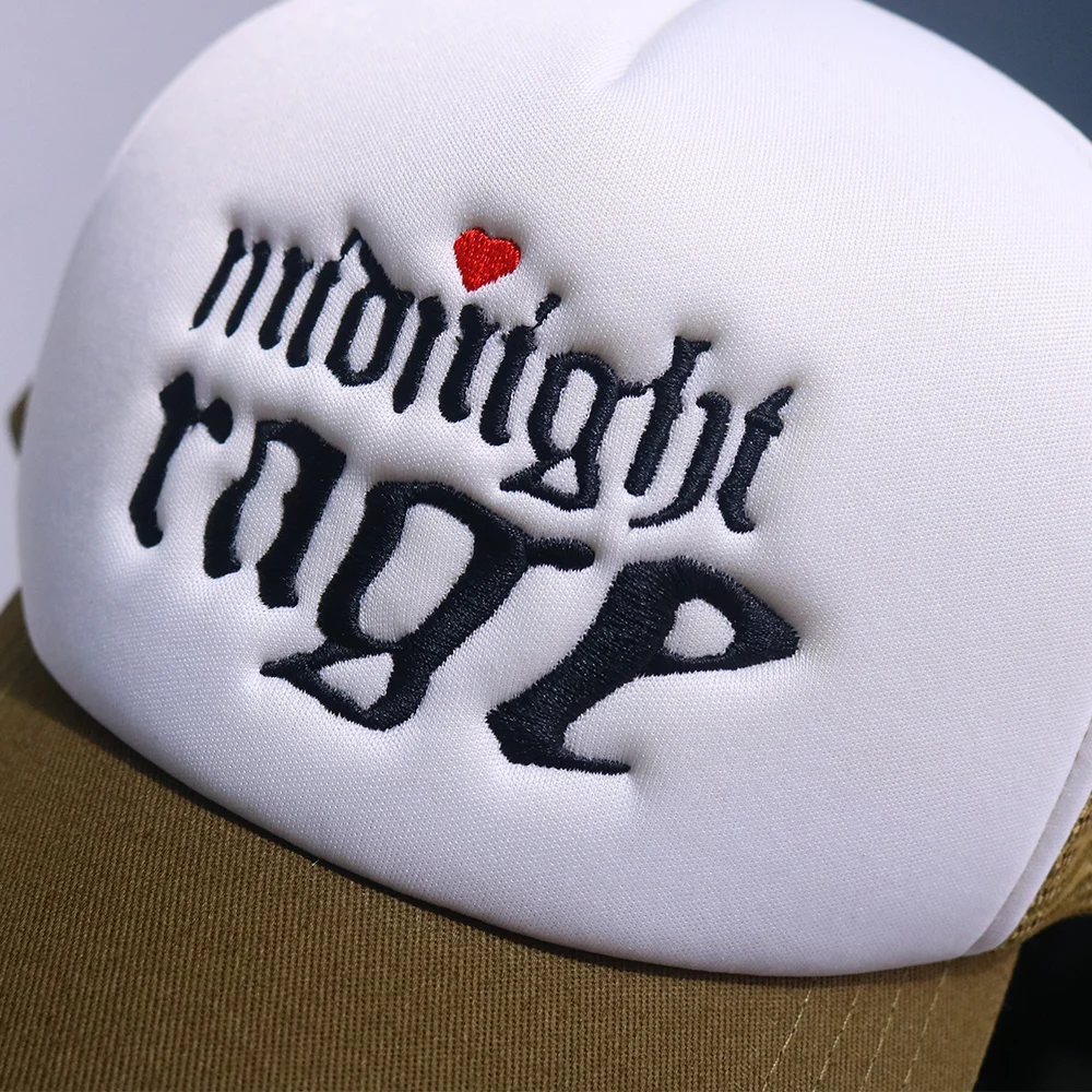 Custom high quality cotton nets hat embroidery trucker hats, trucker caps with printing logo plain foam trucker cap