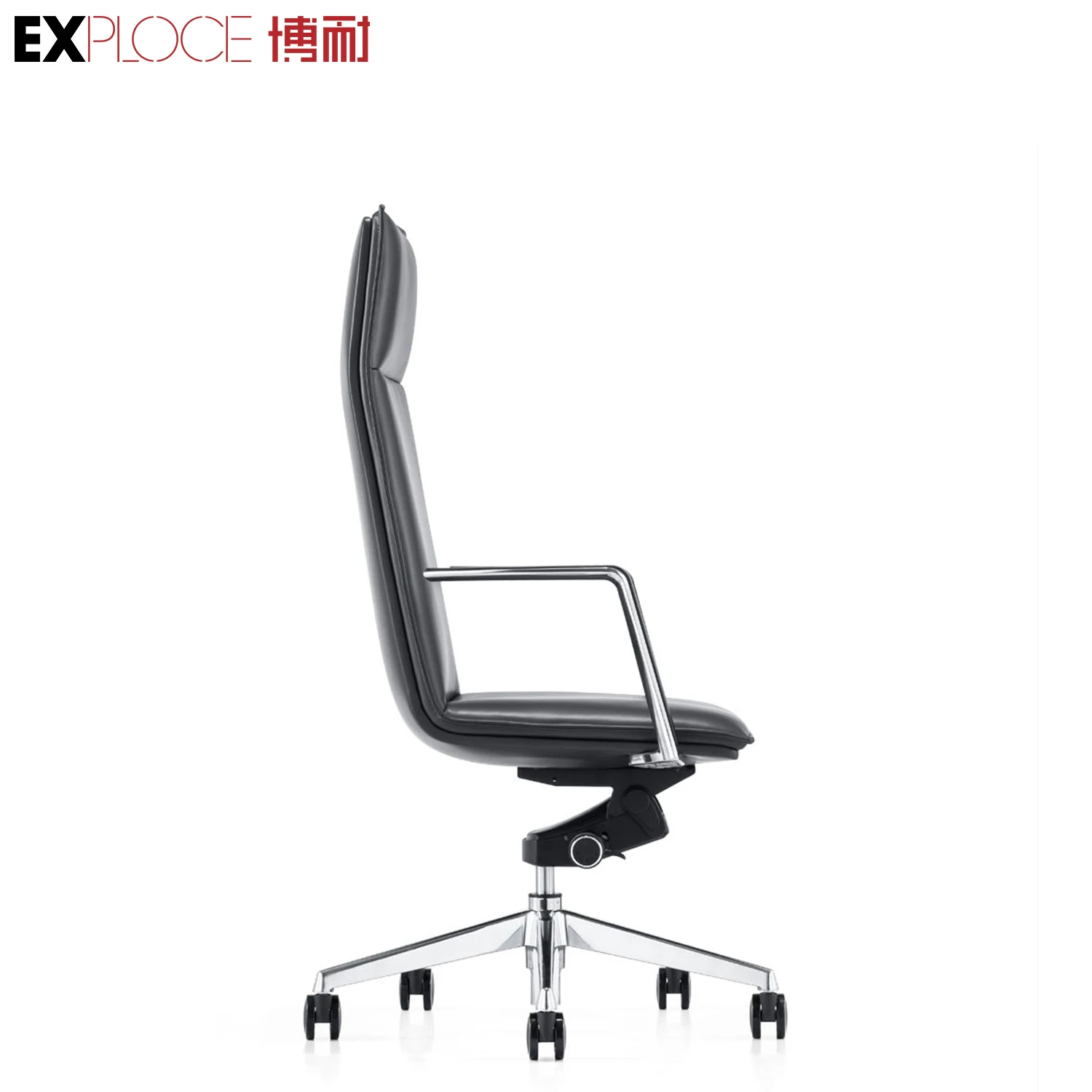 Swivel Leather Office Chair,Lumbar Support and Headrest,Racing Style High-back Gaming Chair