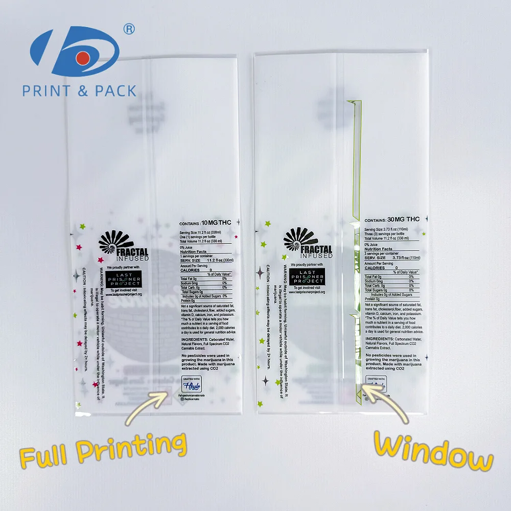 Customised PE Plastic Films Printable Hot Shrink Wrap Packing Heat Shrinkable Shrink Film Roll for Plastic Bottles Mineral Water