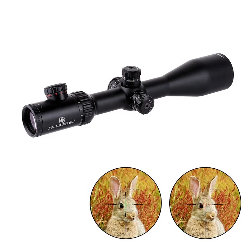 Mzj Optics 6061 Aluminum tactical FOCUHUNTER SF4-24x50E red green illuminated scopes optical hunting long range scope