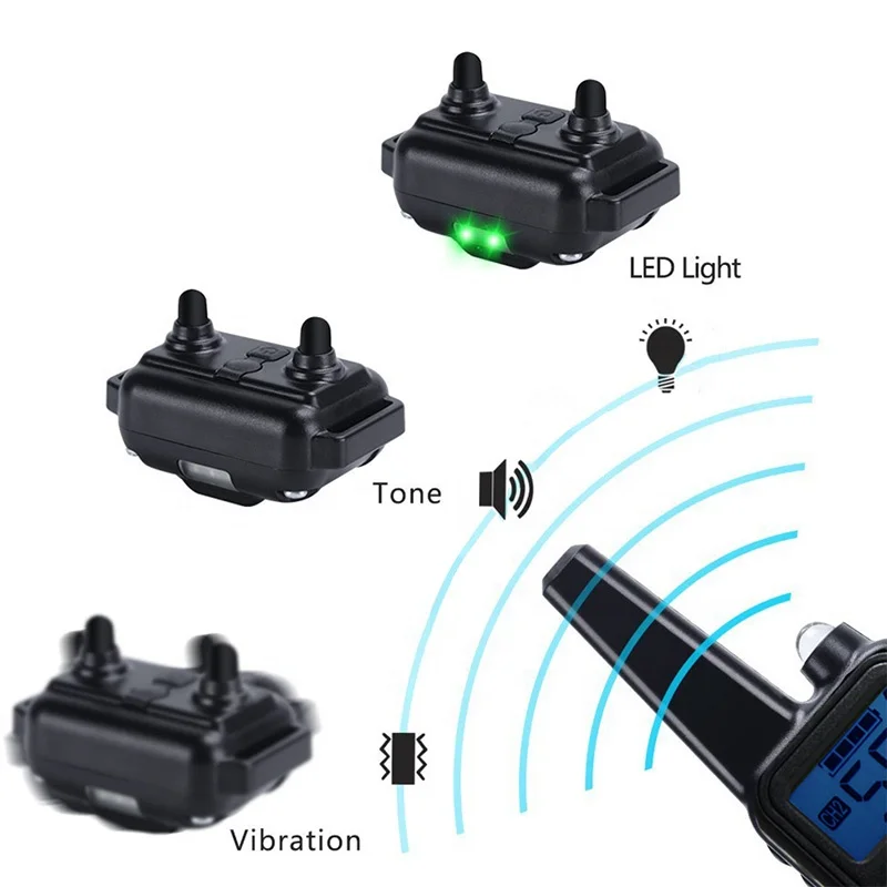 
High Quality 600m Control Electric Remote Shock Training Bark Stop Dog Collar 
