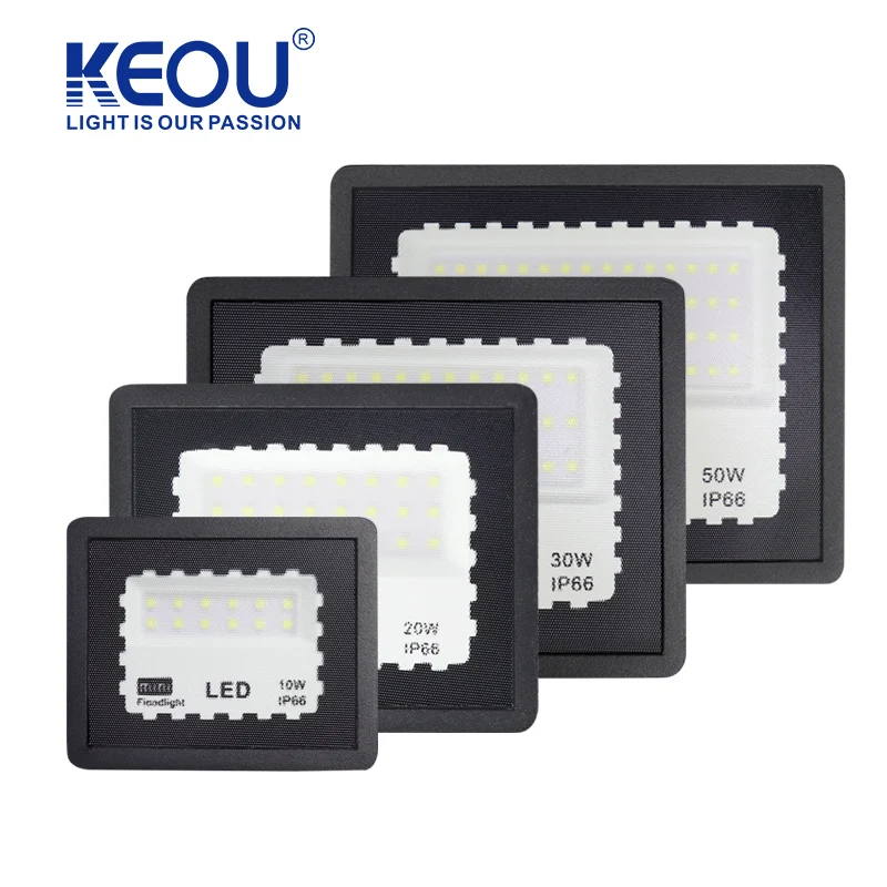 KEOU Reflectores Led High Bright Aluminum IP66 Waterproof 10W 20W 30W 50W 100W 150W 200W OEM ODM Police Light 80 Police Lamp 120