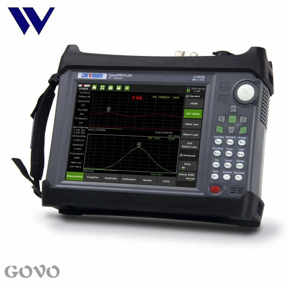 DEVISER 8.4 inch screen Wireless SignalPROFILER E7042B Spectrum Analyzer 2MHz-6.1GHz RF Analyzer with VNA