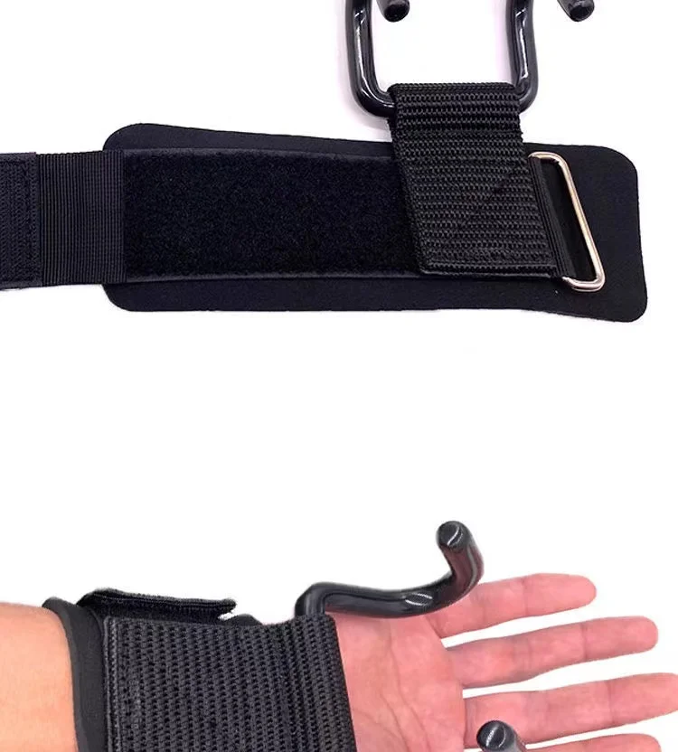 OEM Lifting Horizontal Bar Pull-up Assist Hook Fitness Gloves Leather Unisex Gloves Labor With Equipment