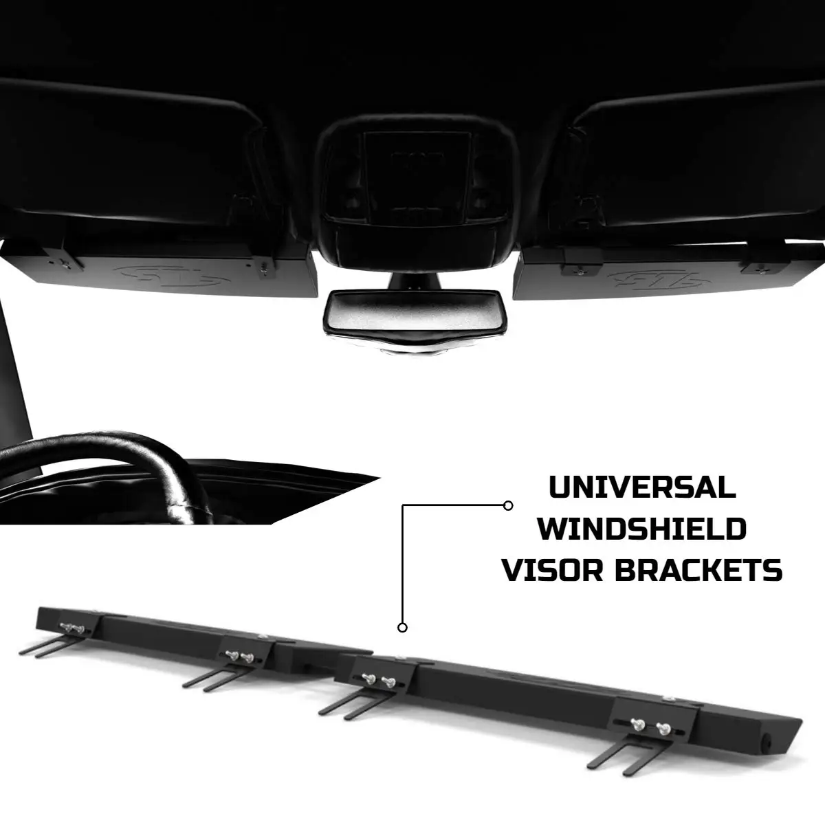 LED Strobe Visor Light Bar for Hazard Emergency Vehicle Warning Flashing