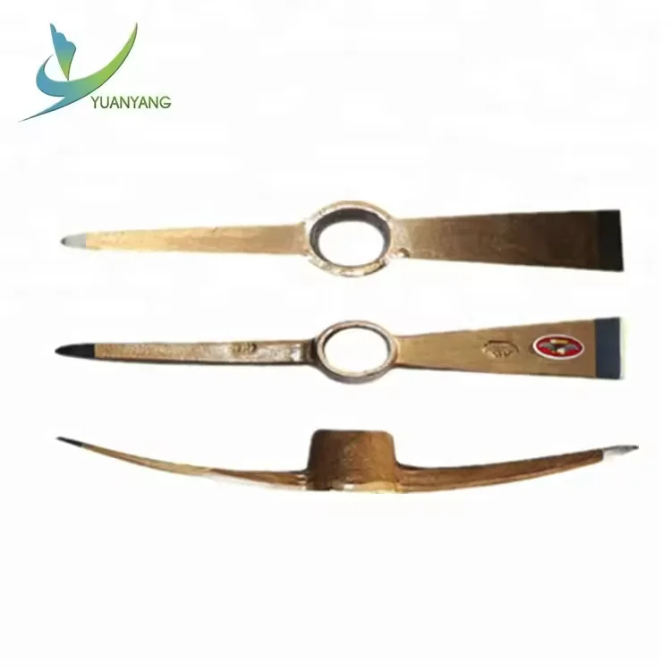 Garden Mattock Pickaxe P404  Wooden Handle Pickaxe Small Steel Pickaxe Tools for Farm