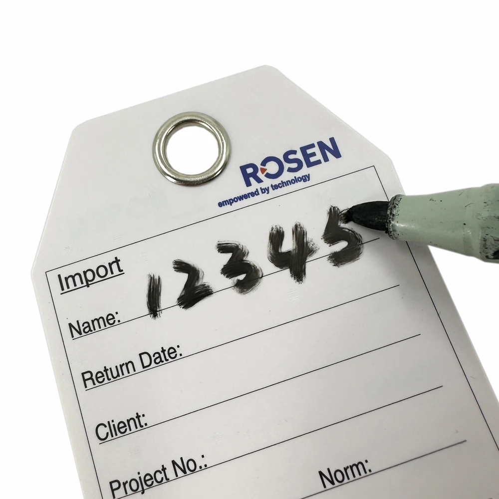 Promotional OEM Low Price Custom Plastic Greeting Card Folded Packaging Tags Hang Folded Card Stock Hanging Tag