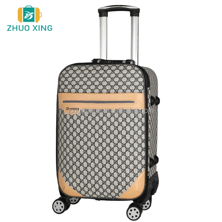 cheap price 600D luggage fabric trolley lightweight luggage fabric suitcase 20inch 24inch 28inch