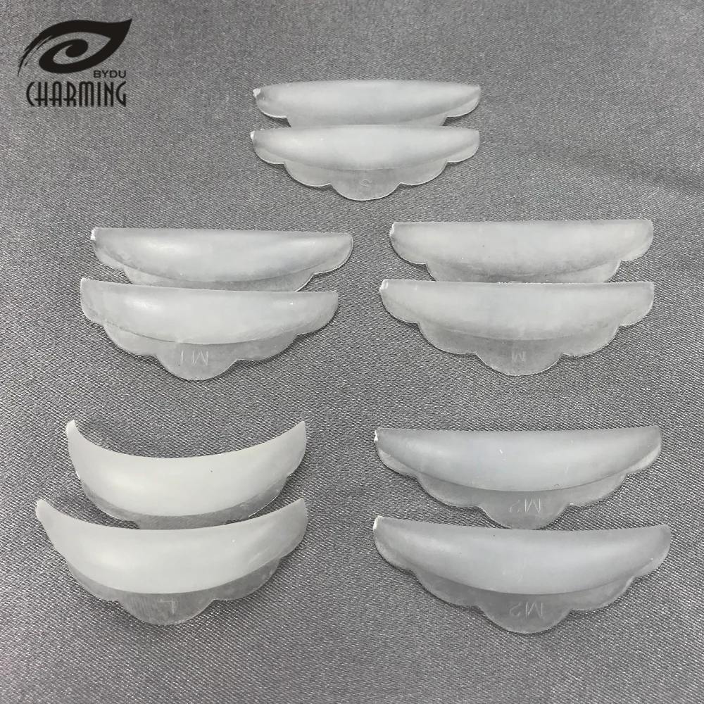 Silicon Eye Pads Reusable Lash Lifting Pad Set Lash Lift Rods Shield 5 Size Silicone Eyelash Perm Pads