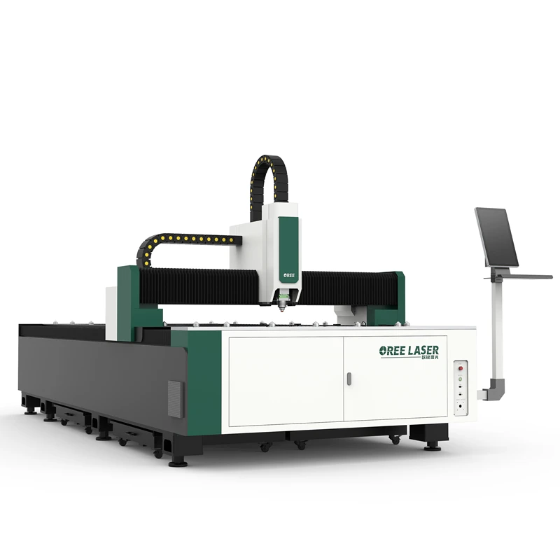 OEM  Factory casting iron bed OREE FH3015  1500w cnc metal sheet stainless fiber laser cutter machine