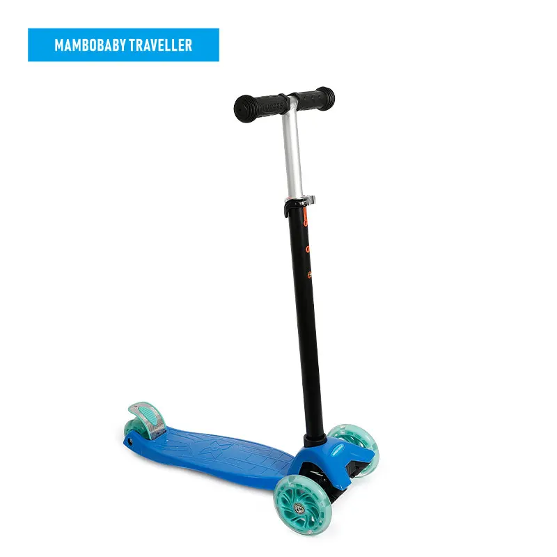 Mambobaby путешественник Новый Детский самокат с 3-х колесный дизайн для стабильность регулировки высоты скутер, способный преодолевать Броды для детей ясельного возраста