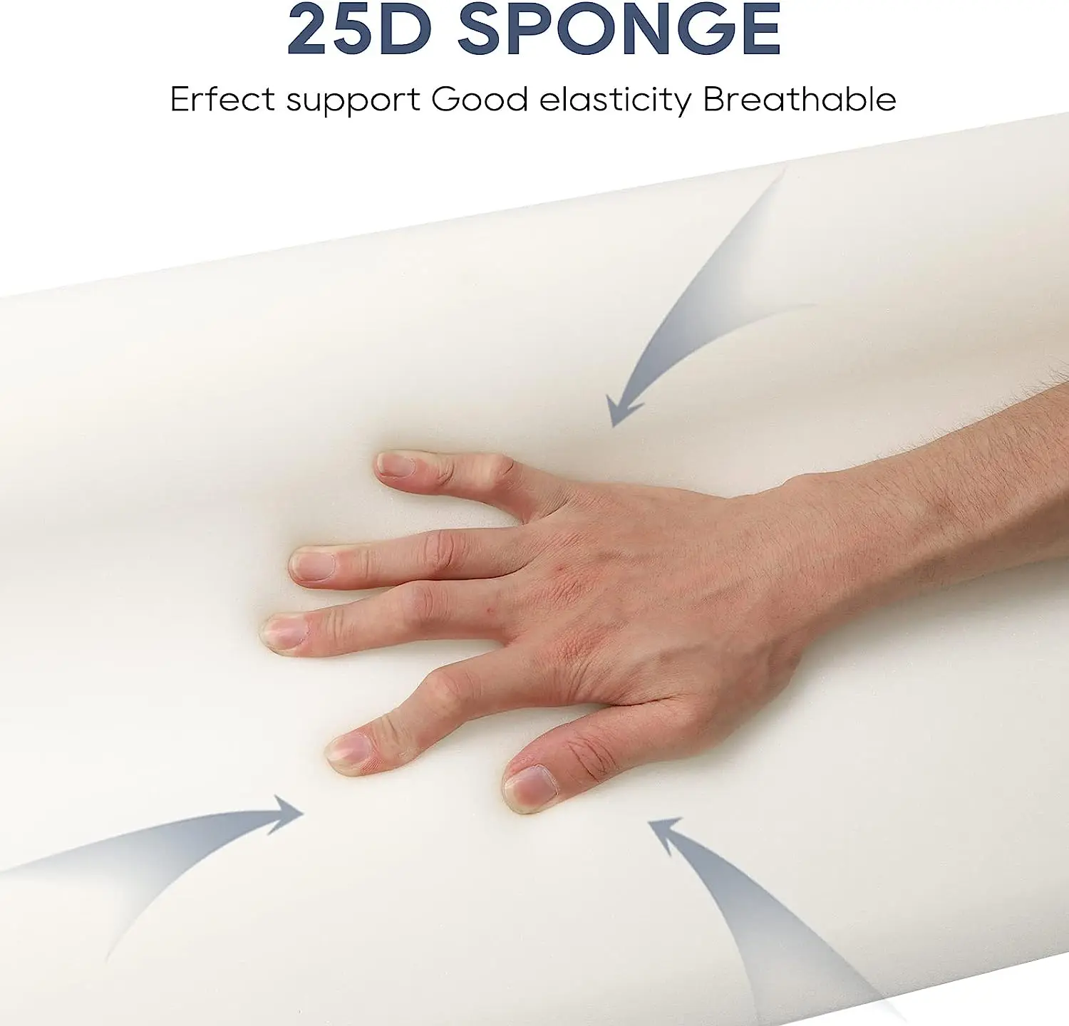 Factory Supply Bed Wedge Headboard Pillow Gap Filler Foam Wedge Multi-Use Triangular Memory Foam Bed Pillow Gap Filler