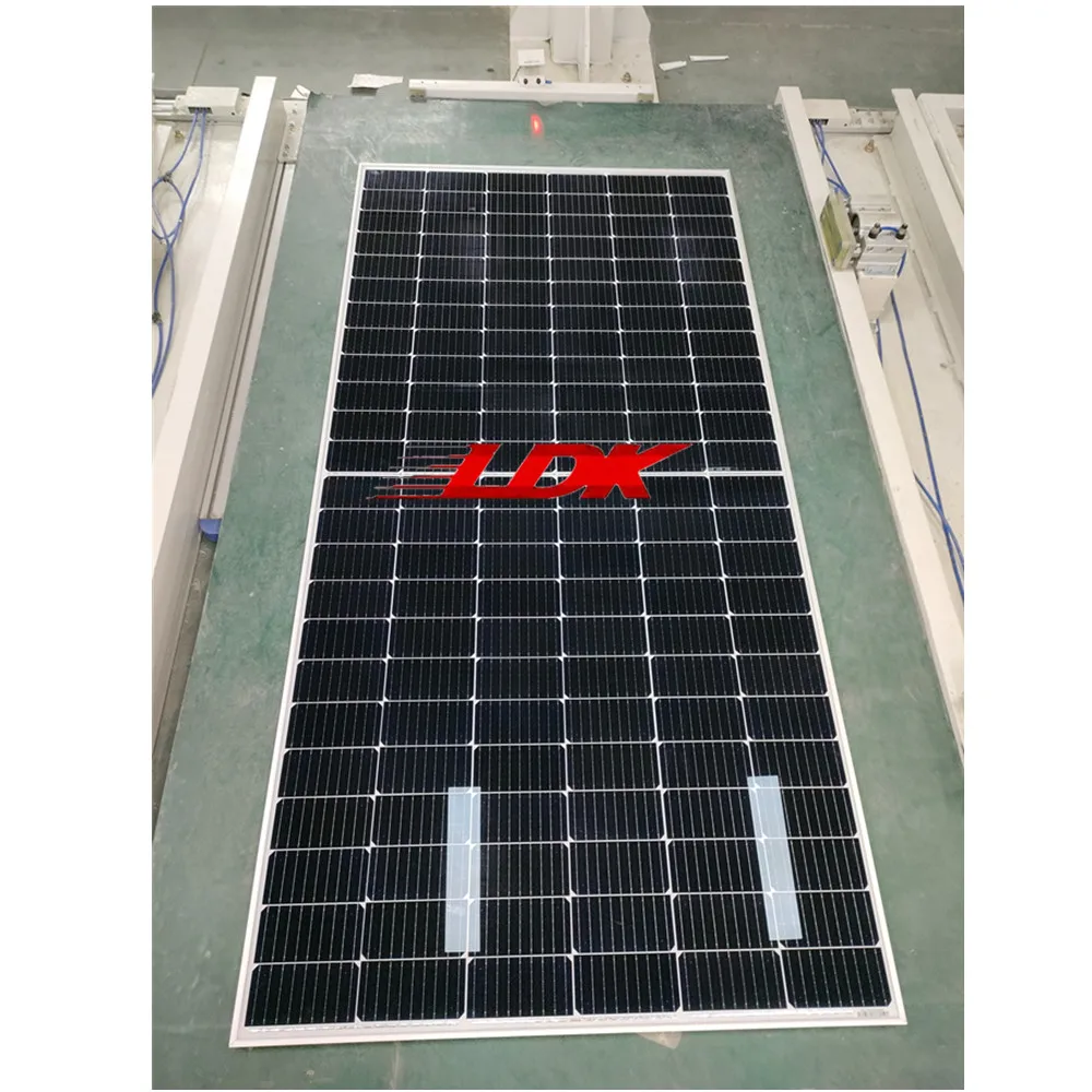 Industrial 210mm Silicon Wafers 600w High Power Output Economic Panel Solar Kit used for Power Station