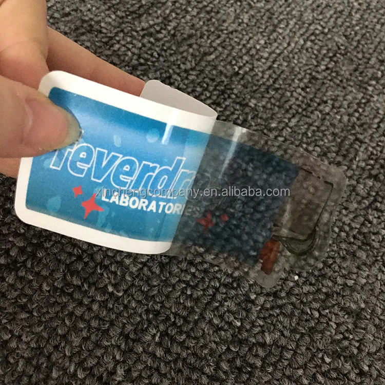 High Quality PVC Transparent Adhesive Sticker Sheet Custom Waterproof PVC Sheet Sticker
