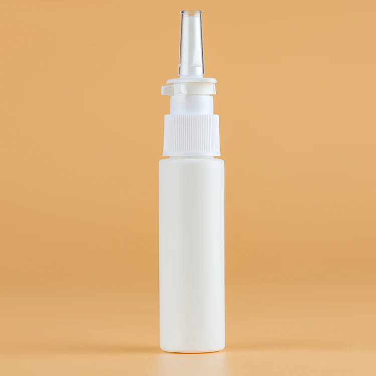 Fine Mist Sprayer PET Type Accept Custom Order 30ml nasal aspirator plastic pump Empty refillable mouth spray bottle