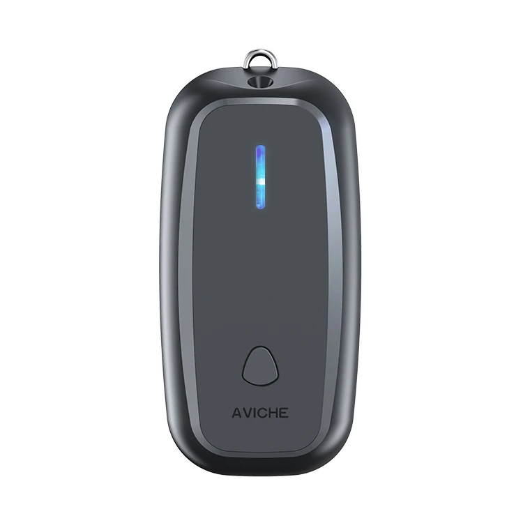 160-180hours rechargeable AVICHE M5 portable mini kalung air purifier for sale