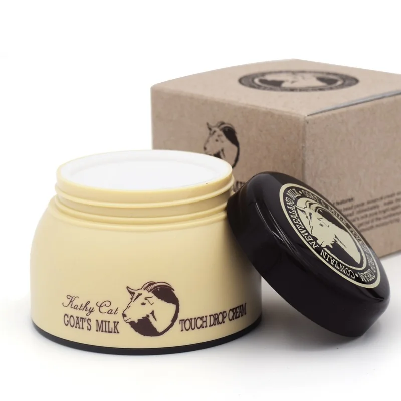 Free Sample Goat Milk Cream Smooth Skin Nourishment Moisturizing Facial Repair Anti Acne Korean Facial Cream