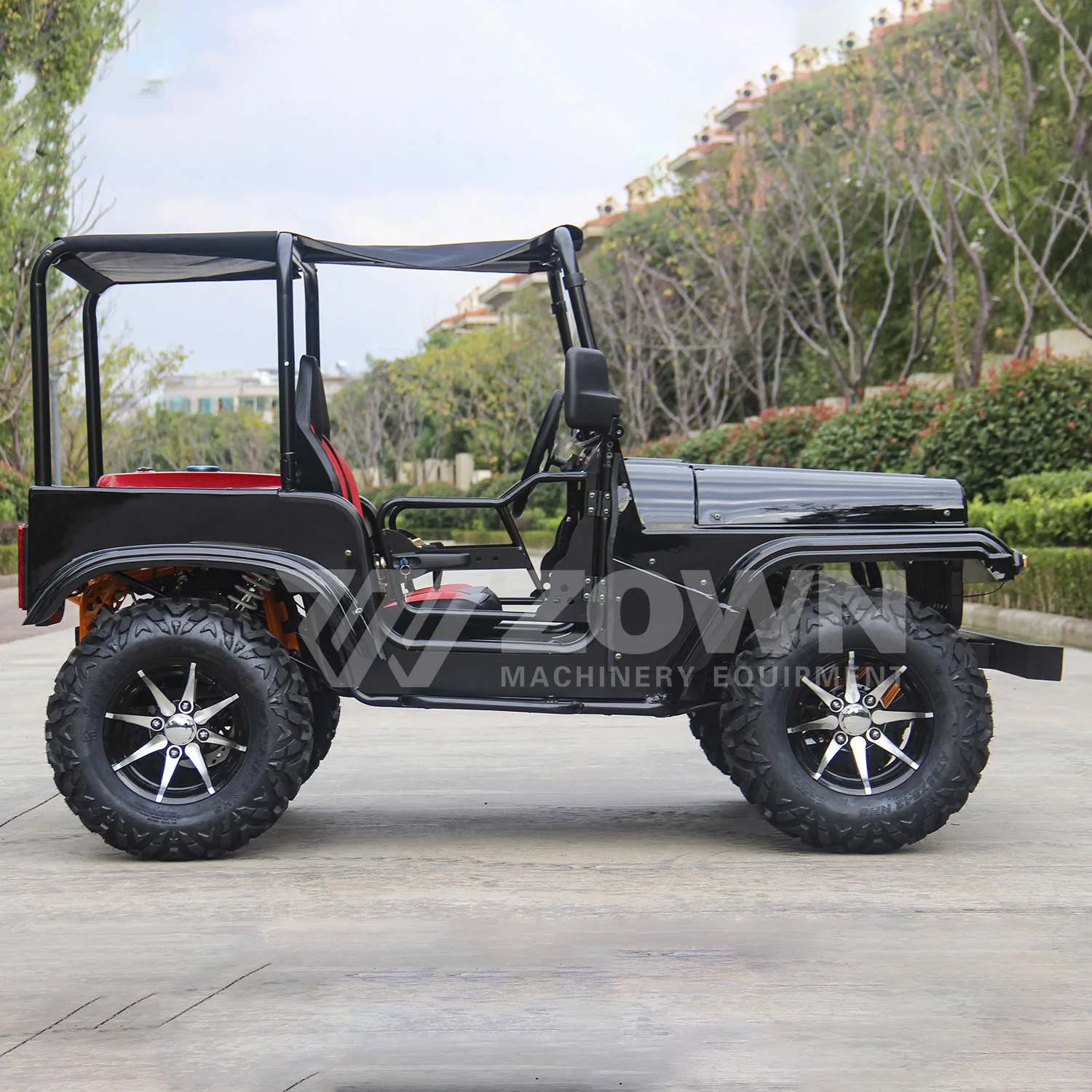 Черный джип ATV UTV Электрический Топливный высокопроизводительный внедорожный джип-багги