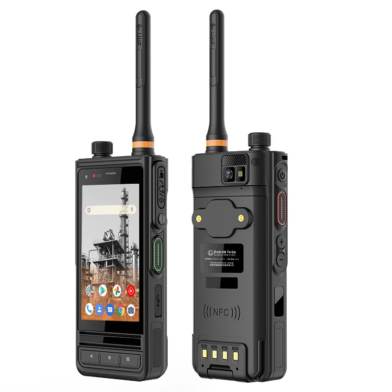 Ip67 4Watts Intercom Radio WalkieTalkie Android 10.0 Outdoor Walkie-Talkies 4G VHF/ UHF dual-band handheld two-way radios