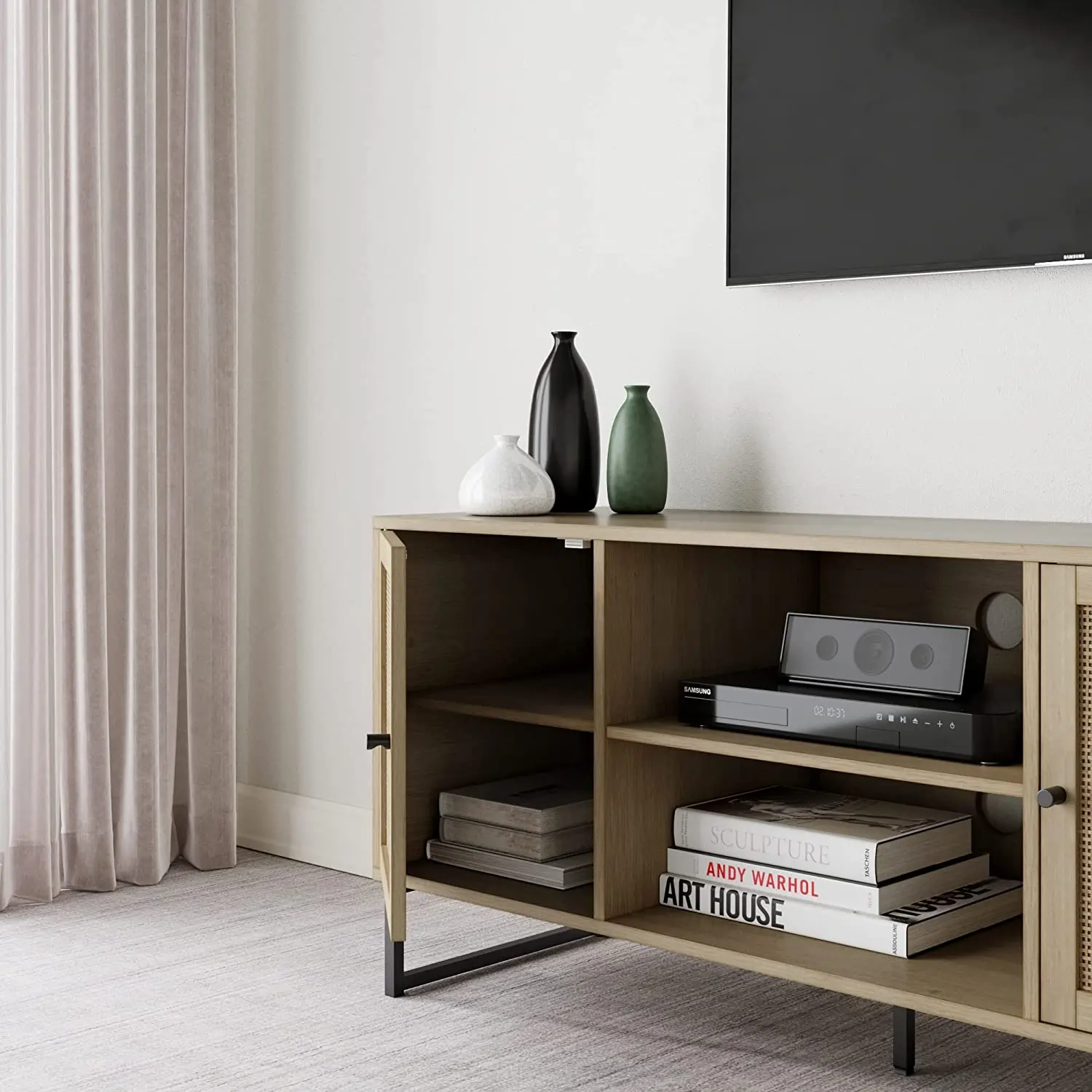 Modern Wood Tv Cabinet Table Wooden Console Home Office Furniture Living Room Cabinets TV Stands wholesale furniture
