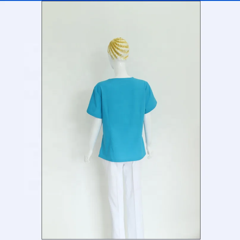 CVC fabric medical scrub suit