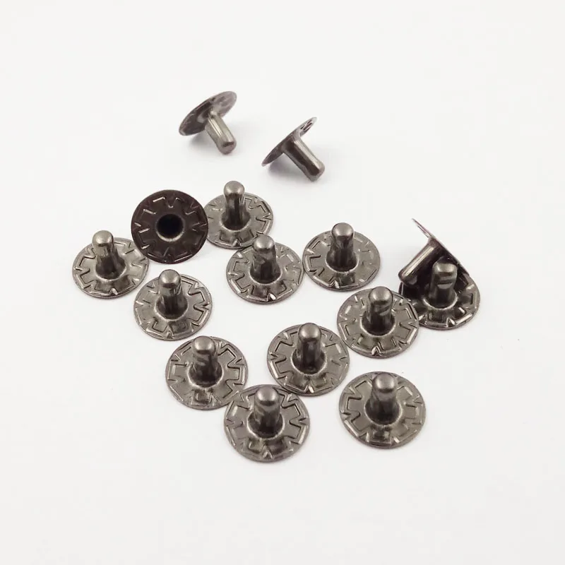 wholesale high quality platy flat round ring spring 4 parts snap fastener black button snap button for clothing garment coat